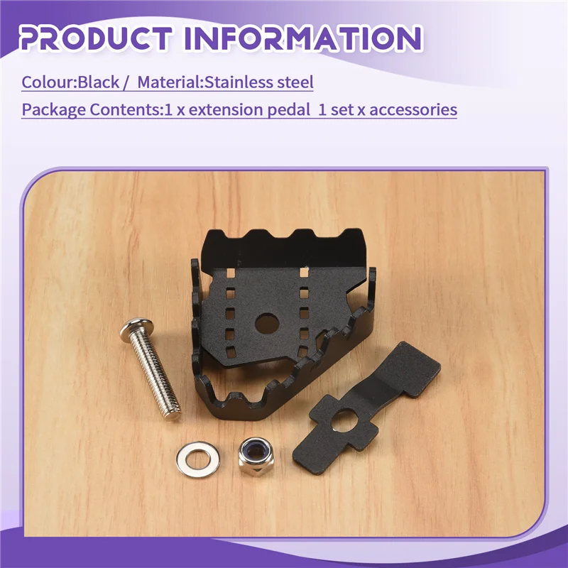 For TENERE 700 Tenere700 XTZ 700 T700 Motorcycle Brake Lever Extension Pedal Step Tip Plate Enlarge Extender-X67A
For TENERE 700 Tenere700 XTZ 700 T700 Motorcycle Brake Lever Extension Pedal Step Tip Plate Enlarge Extender-X67A