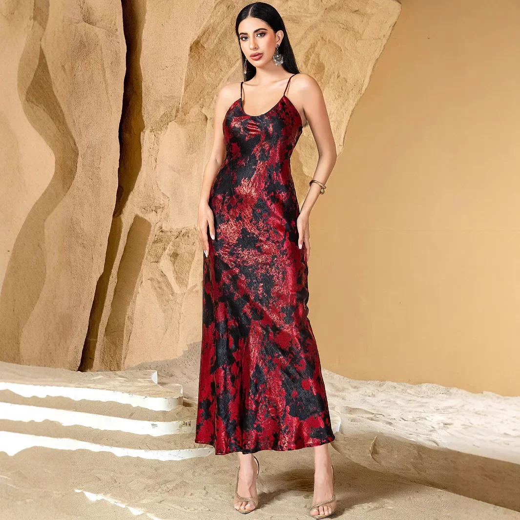 Женские черные, красные повседневные модные сексуальные элегантные комплекты из 2 предметов, кардиганы с блестками, платья на подтяжках, Ближний Восток, Мусульманская новая мода 
Женские черные, красные повседневные модные сексуальные элегантные комплекты из 2 предметов, кардиганы с блестками, платья на подтяжках, Ближний Восток, Мусульманская новая мода