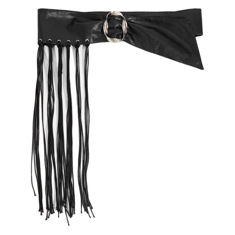 652F Soft PU Leather Waistband Metal Buckles Stylish Fringe Unisex Accessory For Costume Parties
652F Soft PU Leather Waistband Metal Buckles Stylish Fringe Unisex Accessory For Costume Parties
