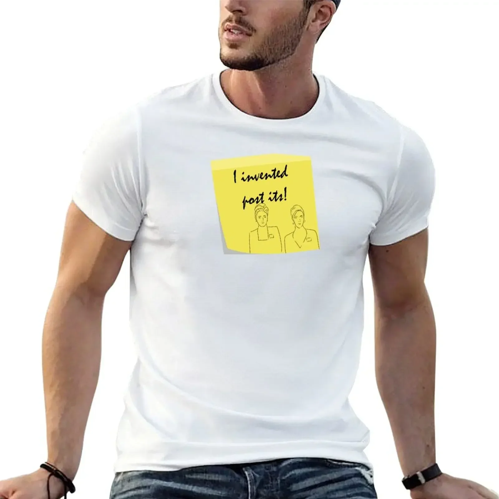 I INVENTED POST ITS! T-Shirt quick-drying plus sizes oversized t shirt men clothing
I INVENTED POST ITS! T-Shirt quick-drying plus sizes oversized t shirt men clothing