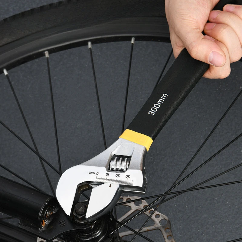 Adjustable Universal Wrench Carbon Steel Dip Plastic Spanner for Car Bicycle Mechanical Workshop Hand Repair Tools
Adjustable Universal Wrench Carbon Steel Dip Plastic Spanner for Car Bicycle Mechanical Workshop Hand Repair Tools