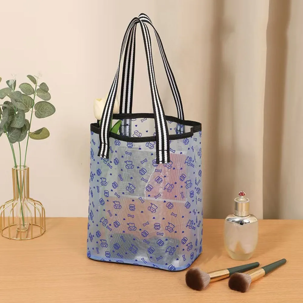 Lightweight Mesh Handheld Makeup Bag Square Zipper Mesh Cosmetic Bag Large Capacity Cosmetic Cases Storage Toiletry Bag Bathroom
Lightweight Mesh Handheld Makeup Bag Square Zipper Mesh Cosmetic Bag Large Capacity Cosmetic Cases Storage Toiletry Bag Bathroom