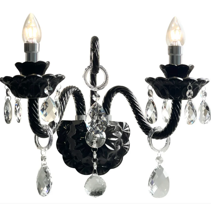 Black Clear Wall Lamp European Crystal Indoor Wall Sconce Lights Glass Wall light Decoration Lamp AC 100% Guaranteed
Black Clear Wall Lamp European Crystal Indoor Wall Sconce Lights Glass Wall light Decoration Lamp AC 100% Guaranteed