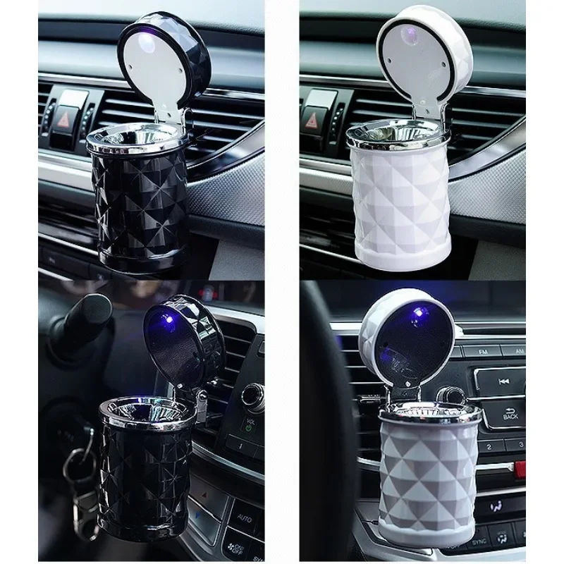 Car Ashtray With LED Light Universal Portable Alloy Ash Tray Aluminum Cup Smokeless Auto Ashtray Flame Retardant Car Cup Holder
Car Ashtray With LED Light Universal Portable Alloy Ash Tray Aluminum Cup Smokeless Auto Ashtray Flame Retardant Car Cup Holder