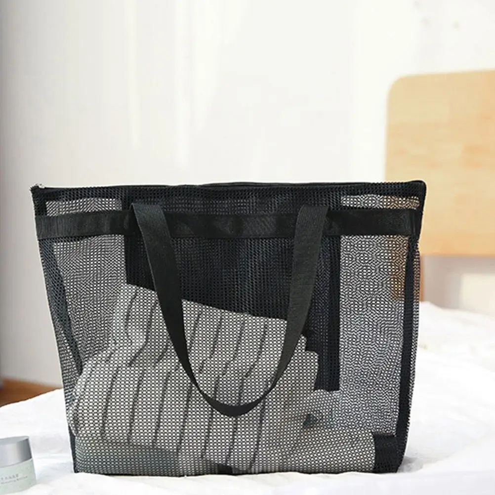 2Pcs Mesh Beach Tote Bag Hollowed Out Large Capacity Travel Pool Bag Lightweight Portable Sand Proof Carrying Beach Accessories
2Pcs Mesh Beach Tote Bag Hollowed Out Large Capacity Travel Pool Bag Lightweight Portable Sand Proof Carrying Beach Accessories