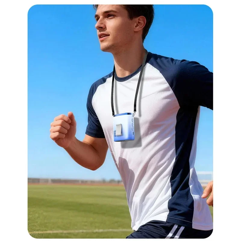 New Portable Ice Cooling Waist Fan Hanging Neck Fan Mini Handheld Fan High Speed USB Rechargeable Personal Cooler for Outdo
New Portable Ice Cooling Waist Fan Hanging Neck Fan Mini Handheld Fan High Speed USB Rechargeable Personal Cooler for Outdo