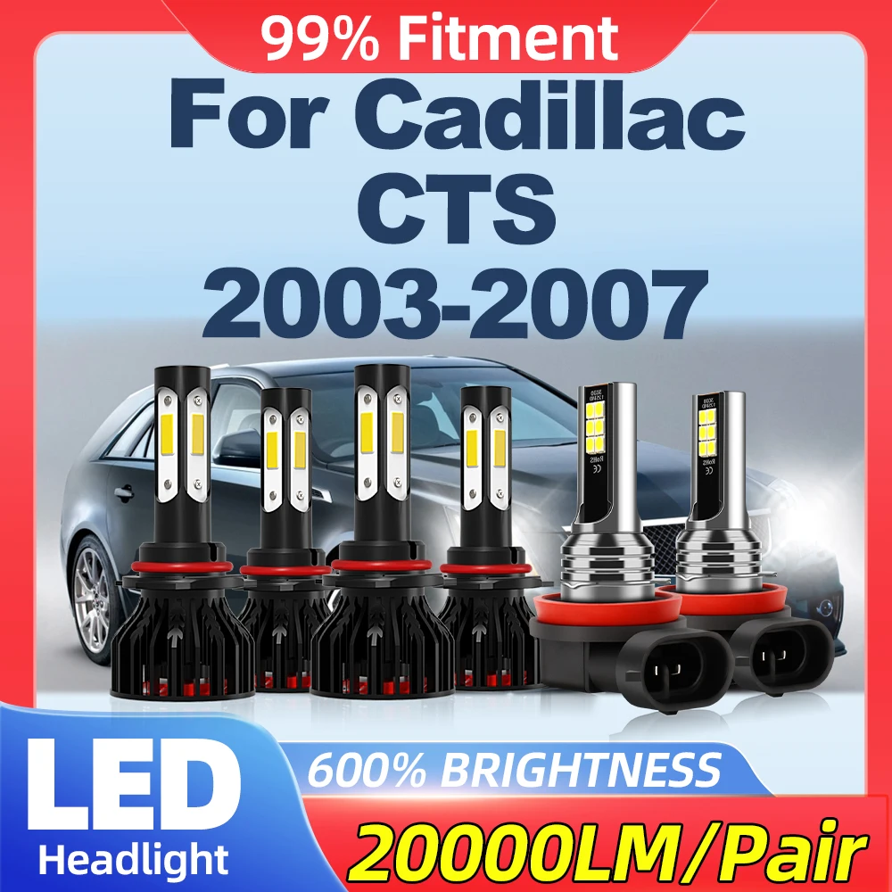 LED Headlight Bulbs 360W 60000LM Car Headlamp 6000K White Auto Fog Lamps 12V 24V For Cadillac CTS 2003 2004 2005 2006 2007
LED Headlight Bulbs 360W 60000LM Car Headlamp 6000K White Auto Fog Lamps 12V 24V For Cadillac CTS 2003 2004 2005 2006 2007