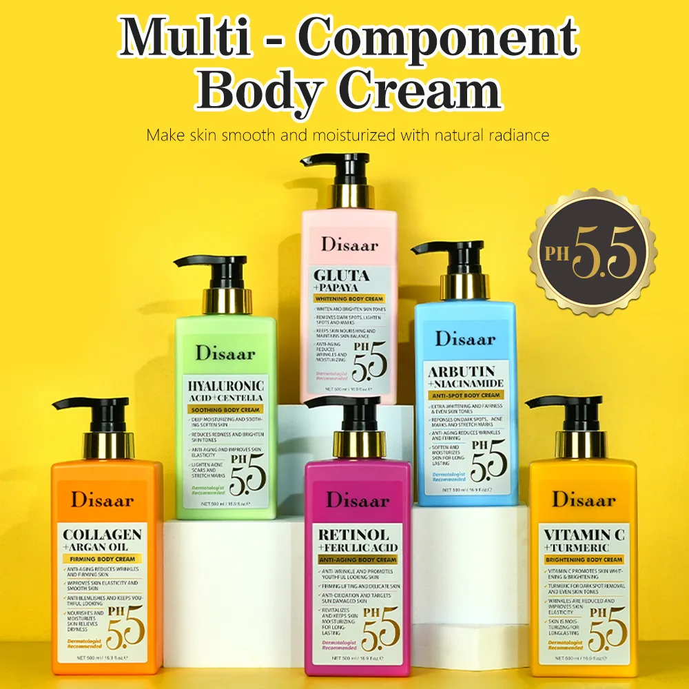 VC Brightening Body Cream Skin Lotion Increase Elasticity Anti Wrinkle Nourishing Moisturizing Lifting Brighten Skin Care 500ml
VC Brightening Body Cream Skin Lotion Increase Elasticity Anti Wrinkle Nourishing Moisturizing Lifting Brighten Skin Care 500ml