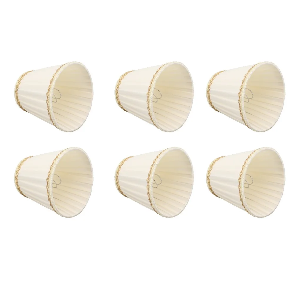 6PCS Modern Fabric Lampshade Clip On Design 5.1 inch Height Chandelier Lamp Shades Wall Lamp Shade Indoor Lamp
6PCS Modern Fabric Lampshade Clip On Design 5.1 inch Height Chandelier Lamp Shades Wall Lamp Shade Indoor Lamp