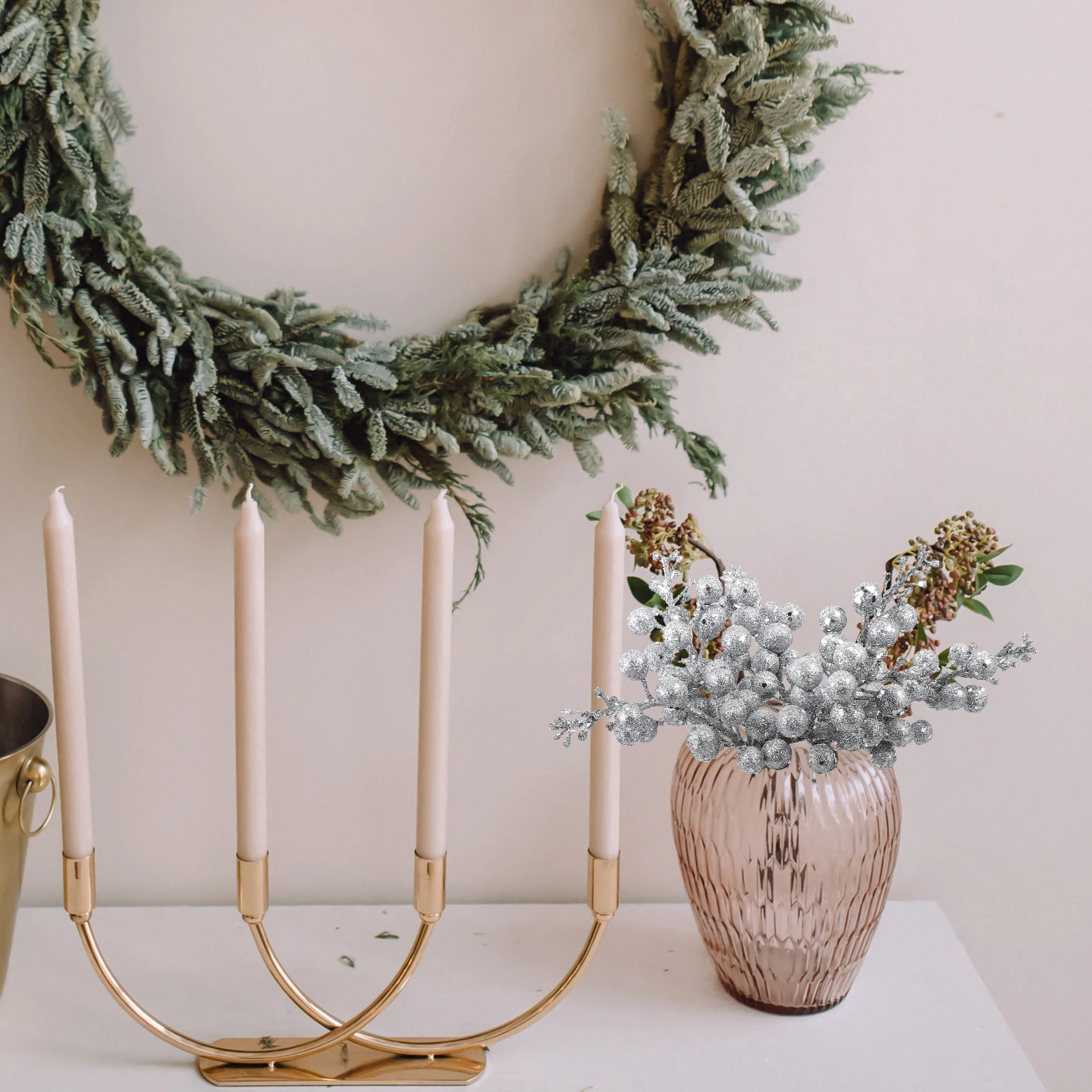 15Pcs Artificial Branches Natural Color Realistic Christmas Berry Decor Table Centerpiece Wreath Flower Arrangement
15Pcs Artificial Branches Natural Color Realistic Christmas Berry Decor Table Centerpiece Wreath Flower Arrangement