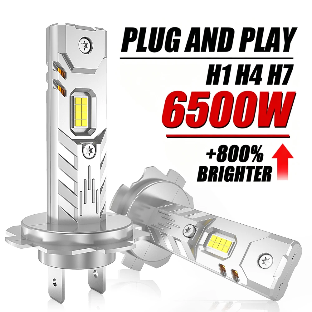 H7 LED Headlight Canbus High Power Auto Lights 7600000LM 6500W H4 H1 Mini Wireless Bulb Focus Automobile Headlamp Fog Lamp 12V
H7 LED Headlight Canbus High Power Auto Lights 7600000LM 6500W H4 H1 Mini Wireless Bulb Focus Automobile Headlamp Fog Lamp 12V