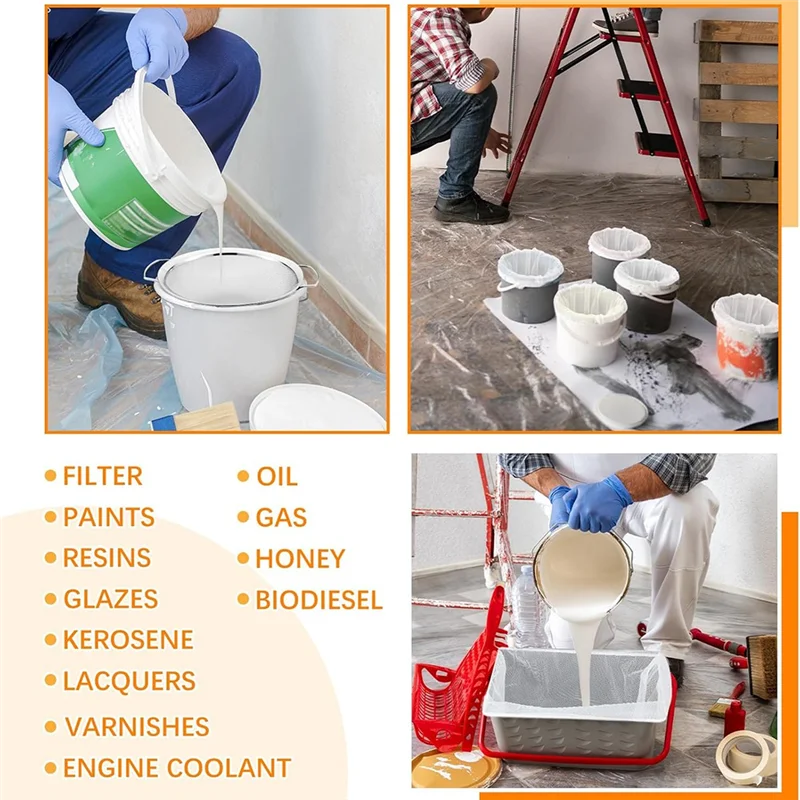 AT63-5 галлонов сетчатый мешок для краски, нейлоновый фильтр-мешок, 60-сетчатый фильтр для краски из нержавеющей стали для латексной гидропоники, садоводства
AT63-5 галлонов сетчатый мешок для краски, нейлоновый фильтр-мешок, 60-сетчатый фильтр для краски из нержавеющей стали для латексной гидропоники, садоводства