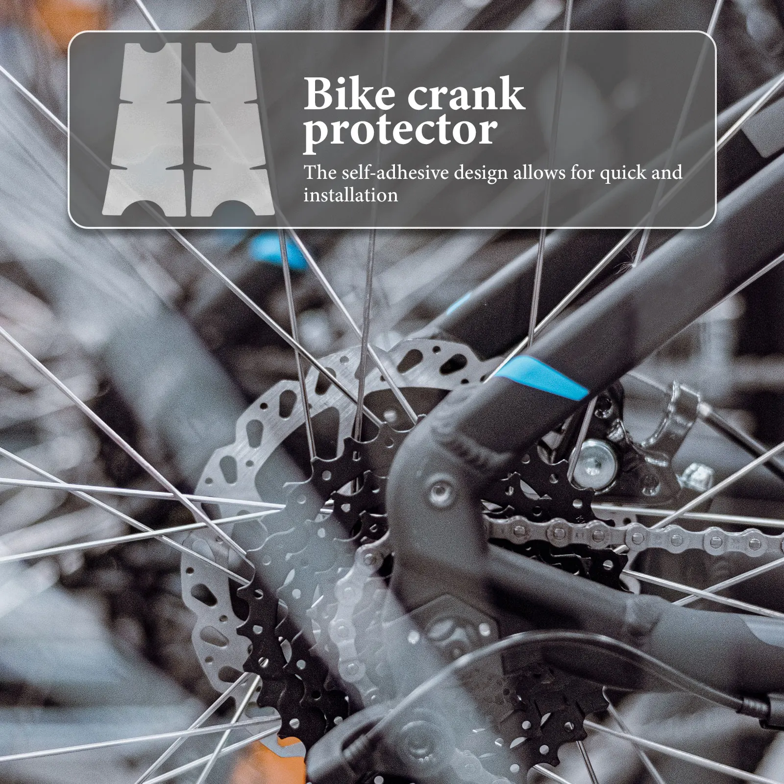 2 Sheets Bicycle Crank Protector Clear Crankset Protective Cover for Bike Crank Arms Easy Install Scratch Proof Ride Protection
2 Sheets Bicycle Crank Protector Clear Crankset Protective Cover for Bike Crank Arms Easy Install Scratch Proof Ride Protection