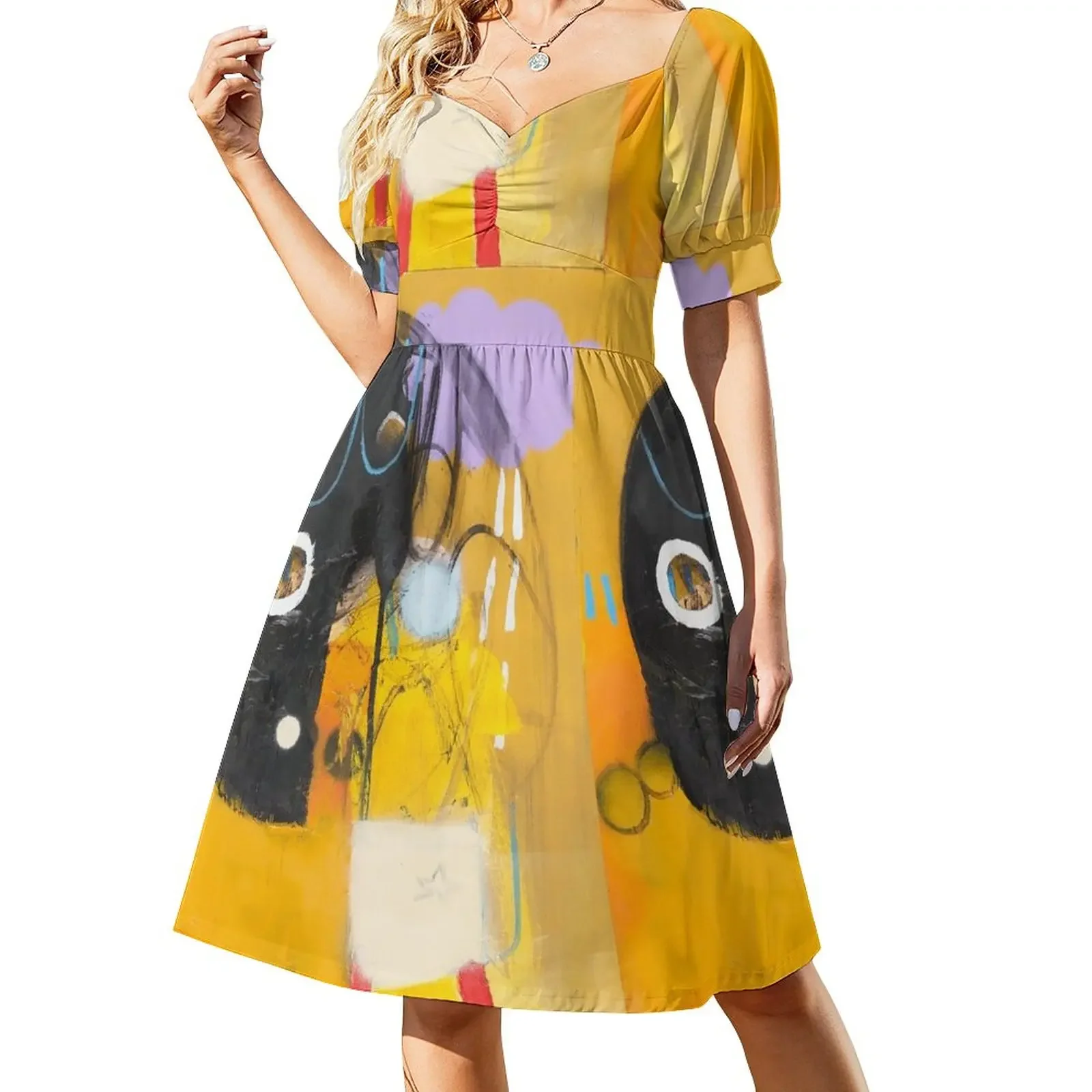 Look Before You Leap. Short-Sleeved Dress dresses for special events Summer skirt
Look Before You Leap. Short-Sleeved Dress dresses for special events Summer skirt