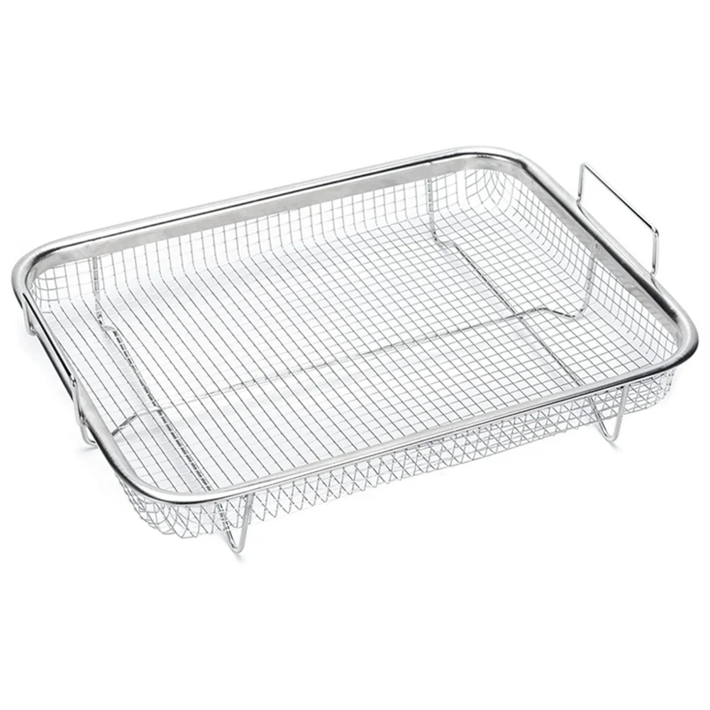 1Pcs Fryer Basket Oven, Stainless Steel Grill Basket, Non-Stick Mesh Basket, Fryer Tray Wire Rack Basket Crepe maker
1Pcs Fryer Basket Oven, Stainless Steel Grill Basket, Non-Stick Mesh Basket, Fryer Tray Wire Rack Basket Crepe maker