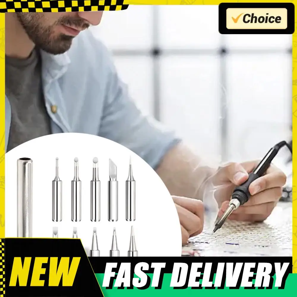 11 Pcs Solder Iron Tip W/ Welding Sleeve 900M Lead-Free Replaceable Soldering Tip Soldering Iron Head for Soldering Station
11 Pcs Solder Iron Tip W/ Welding Sleeve 900M Lead-Free Replaceable Soldering Tip Soldering Iron Head for Soldering Station