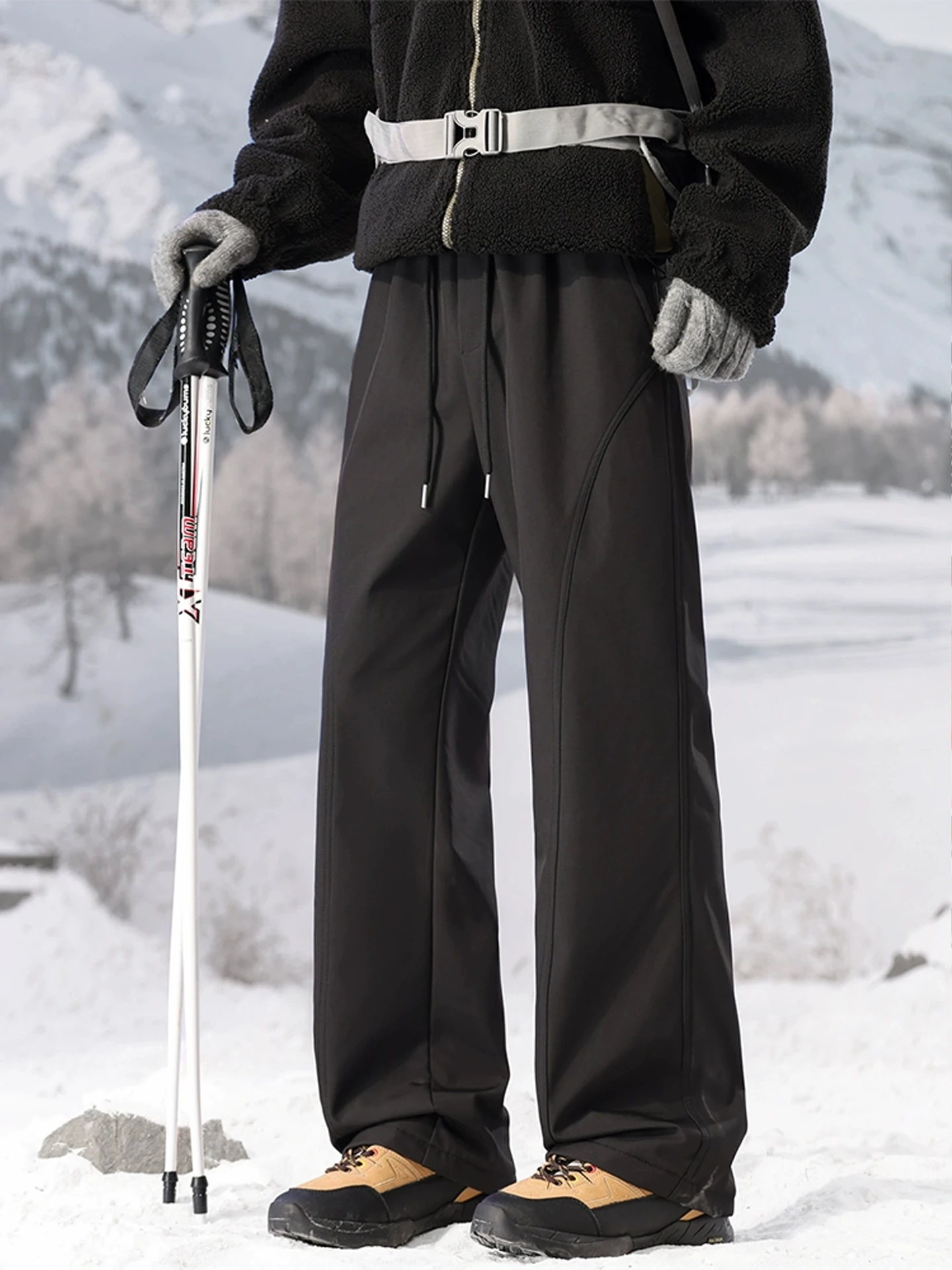 Зимние мужские брюки для сноуборда с флисовой подкладкой, утепленные, для активного отдыха, рабочие брюки, брюки для альпинизма
Зимние мужские брюки для сноуборда с флисовой подкладкой, утепленные, для активного отдыха, рабочие брюки, брюки для альпинизма