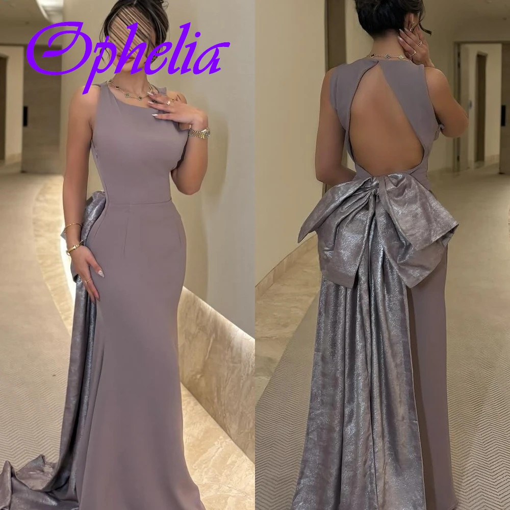 Customized Exquisite Backless Sleeveless Evening Dress High Quality Satin Prom Dresses Delicate Bow Party Gowns For Woman
Customized Exquisite Backless Sleeveless Evening Dress High Quality Satin Prom Dresses Delicate Bow Party Gowns For Woman
