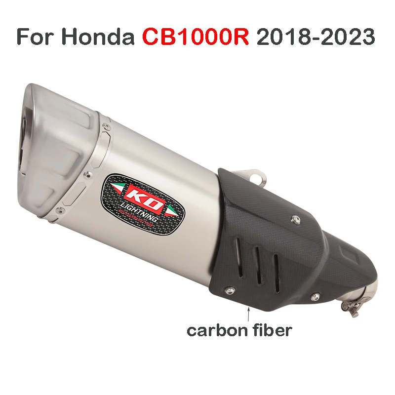 For Honda CB1000R 2018-2023 Motorcycle Exhaust Muffler Tail Pipe Mid Connect Tube Carbon Fiber Slip On With DB Killer
For Honda CB1000R 2018-2023 Motorcycle Exhaust Muffler Tail Pipe Mid Connect Tube Carbon Fiber Slip On With DB Killer