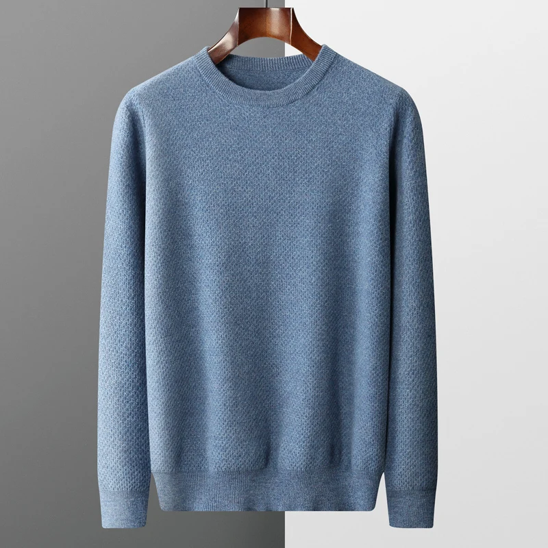 Autumn And Winter New 100% Pure Wool Sweater Men's O-Neck Long-Sleeved Plus-Size Business Sweater With Sweater Top Inside.
Autumn And Winter New 100% Pure Wool Sweater Men's O-Neck Long-Sleeved Plus-Size Business Sweater With Sweater Top Inside.