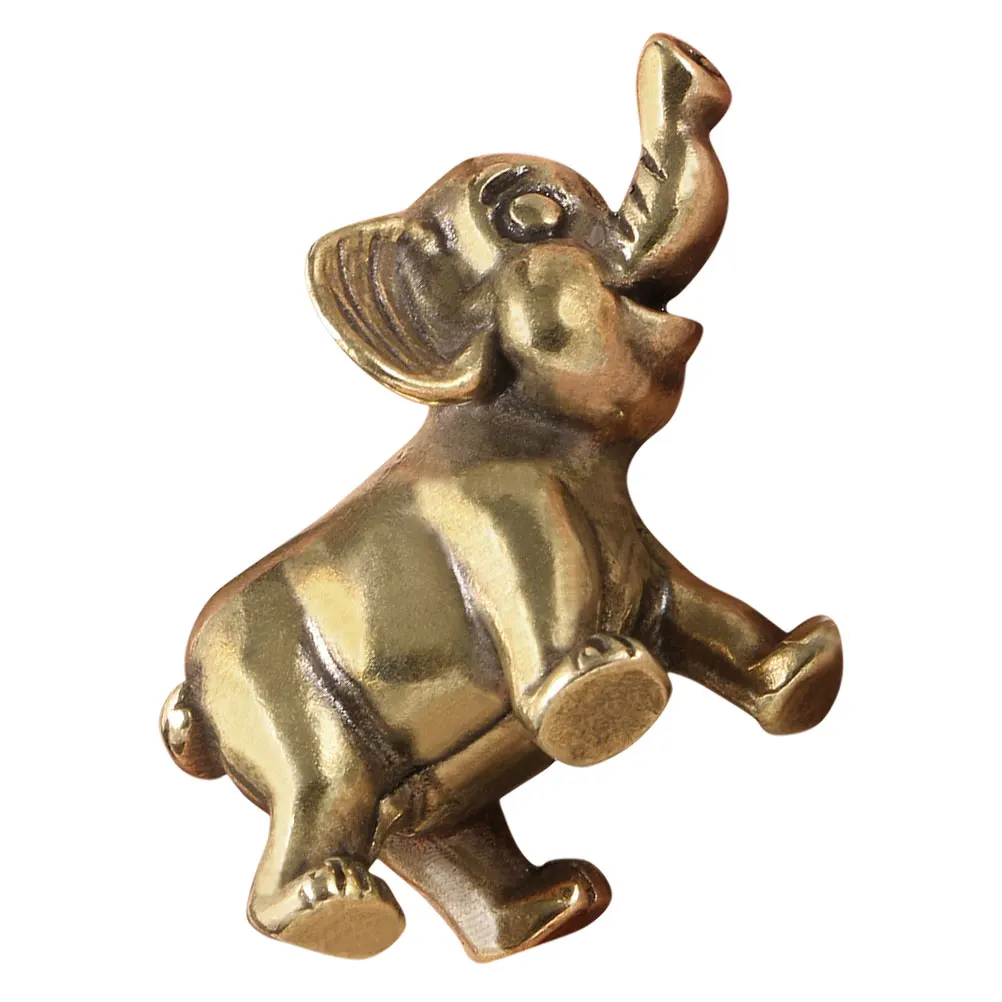 Brass Elephant Figurines Decor Statues Ornament for Home Office Living Room Desktop Decorations Small Animal Sculptures Gift
Brass Elephant Figurines Decor Statues Ornament for Home Office Living Room Desktop Decorations Small Animal Sculptures Gift