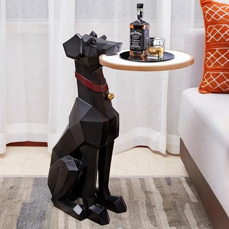 Light Luxury Home Decor Dog Statue Side Table Livingroom Large Floor Decoration Animal Figurines Creative Sculpture Storage Rack
Light Luxury Home Decor Dog Statue Side Table Livingroom Large Floor Decoration Animal Figurines Creative Sculpture Storage Rack
