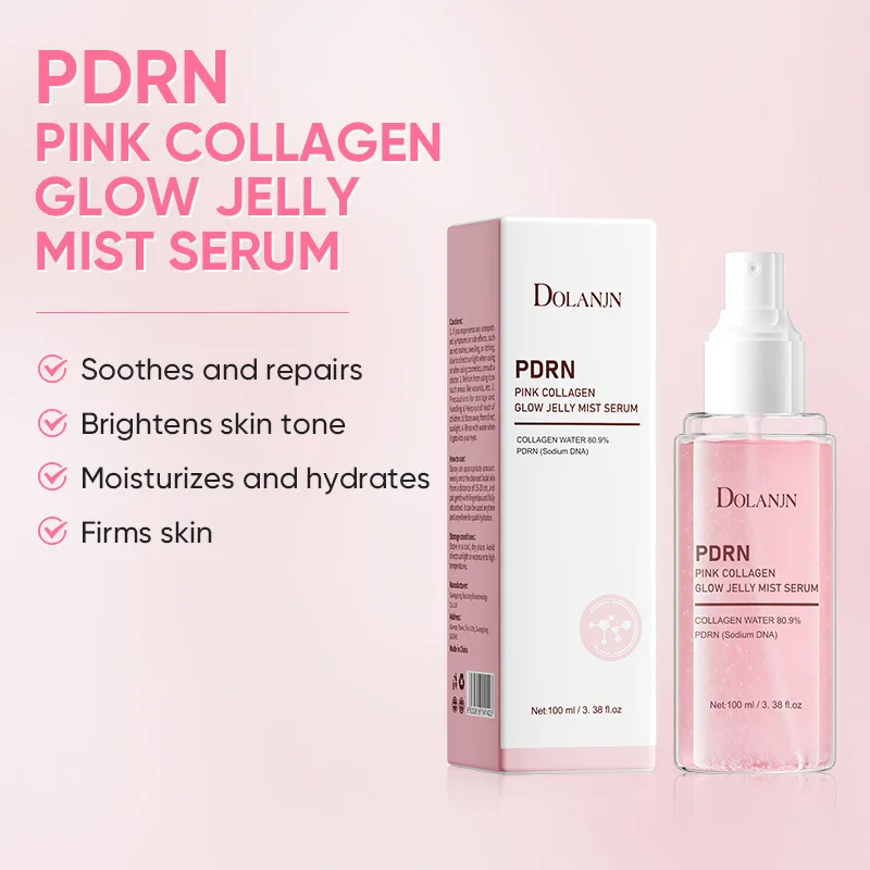 Сыворотка-мист PDRN Pink Collagen Glow Jelly 100 мл с 80,9% коллагеновой водой: осветление, увлажнение, укрепление, успокоение, восстановление кожи
Сыворотка-мист PDRN Pink Collagen Glow Jelly 100 мл с 80,9% коллагеновой водой: осветление, увлажнение, укрепление, успокоение, восстановление кожи