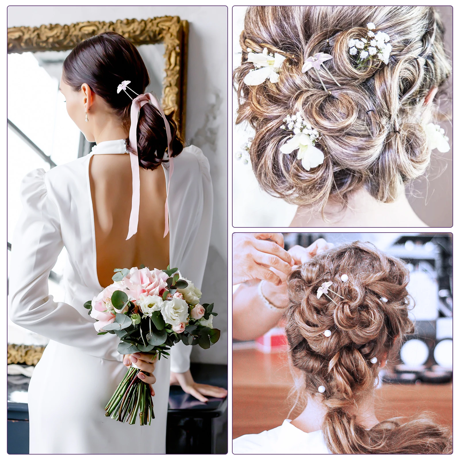 10Pcs Bridal Flower Hairpins Crystal Rhinestone U Shaped Hair Pins Wedding Hair Accessories for Women Bride Flower Hairpin
10Pcs Bridal Flower Hairpins Crystal Rhinestone U Shaped Hair Pins Wedding Hair Accessories for Women Bride Flower Hairpin