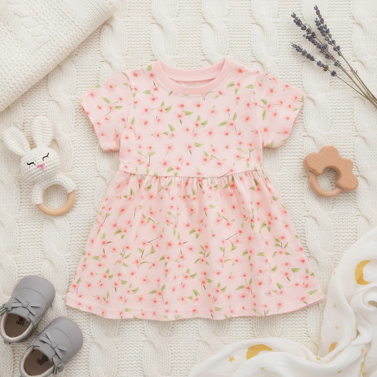 Sanlutoz Baby Girls Cotton Pink Dresses Summer Floral Little Kids Holiday Clothing Short Sleeve
Sanlutoz Baby Girls Cotton Pink Dresses Summer Floral Little Kids Holiday Clothing Short Sleeve