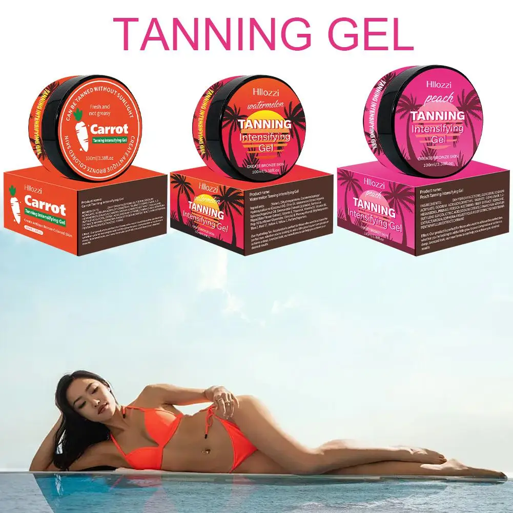 Natural Carrot Intensifying Tanning Gel,Luxury Intensive Tanning Gel for Body Indoor/Outdoor Self Tanners Beach Women Men V2N6
Natural Carrot Intensifying Tanning Gel,Luxury Intensive Tanning Gel for Body Indoor/Outdoor Self Tanners Beach Women Men V2N6