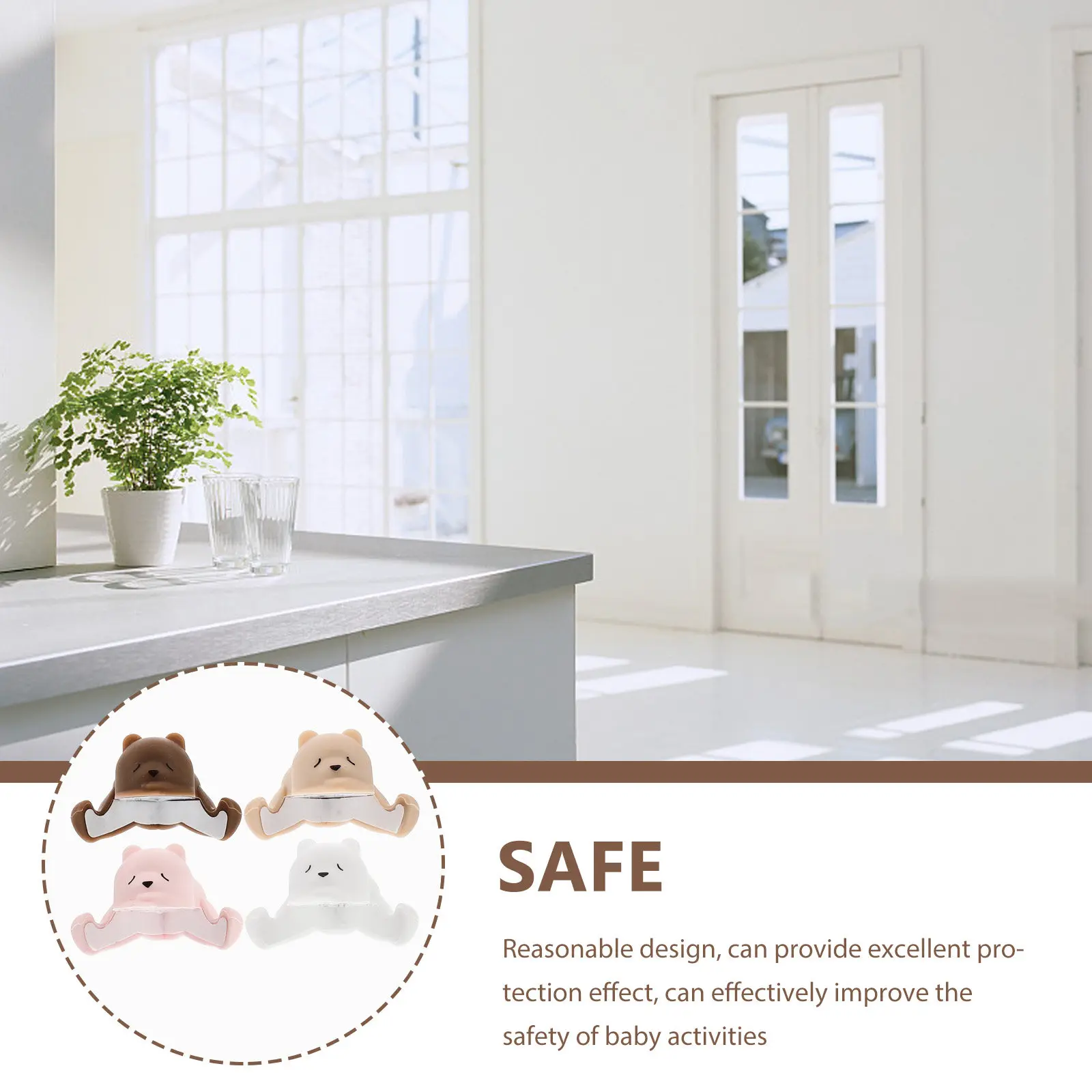 4Pcs Desk Corner Protector Babyproofing Corner Guards Furniture Edge Bumper Safety Cover for Tables Cabinets Beds No
4Pcs Desk Corner Protector Babyproofing Corner Guards Furniture Edge Bumper Safety Cover for Tables Cabinets Beds No