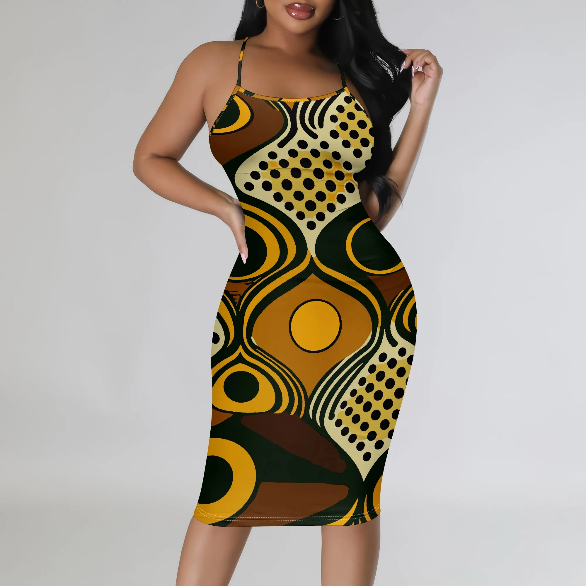 Womens Fashion Sleeveless Loose Sexy Slip Dress Vacation Scoop Neck Dress Print Sleeveless Print Casual Dress
Womens Fashion Sleeveless Loose Sexy Slip Dress Vacation Scoop Neck Dress Print Sleeveless Print Casual Dress