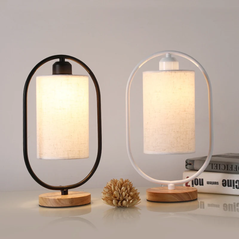 E27 Nordic minimalist bedroom bedside table lamp household wooden base LED reading night light
E27 Nordic minimalist bedroom bedside table lamp household wooden base LED reading night light