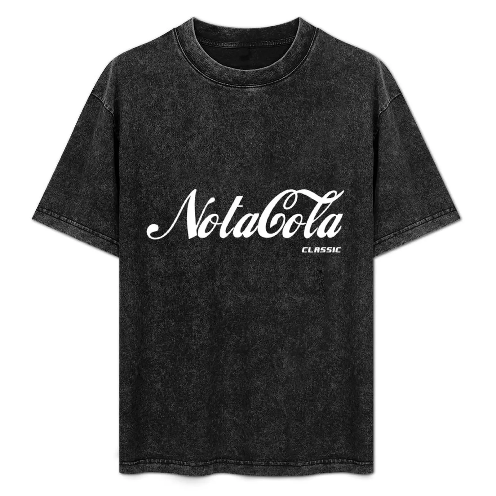 Nota-Cola-white on red. T-Shirt High Elasticity Sports Tee Shirt
Nota-Cola-white on red. T-Shirt High Elasticity Sports Tee Shirt