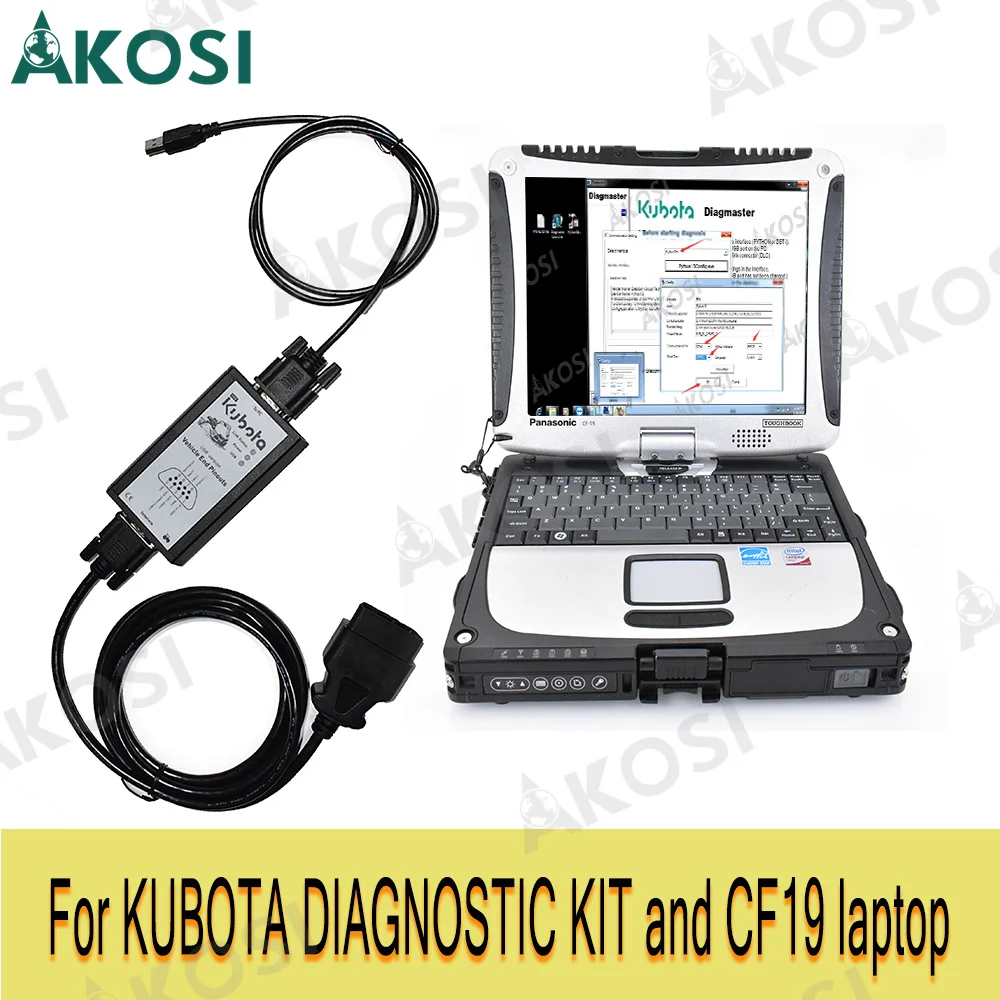 For KUBOTA DIAGNOSTIC PYTHON Python interface Diagmaster KUBOTA Takeuchi Diagnostic Tool and CF19 laptop
For KUBOTA DIAGNOSTIC PYTHON Python interface Diagmaster KUBOTA Takeuchi Diagnostic Tool and CF19 laptop