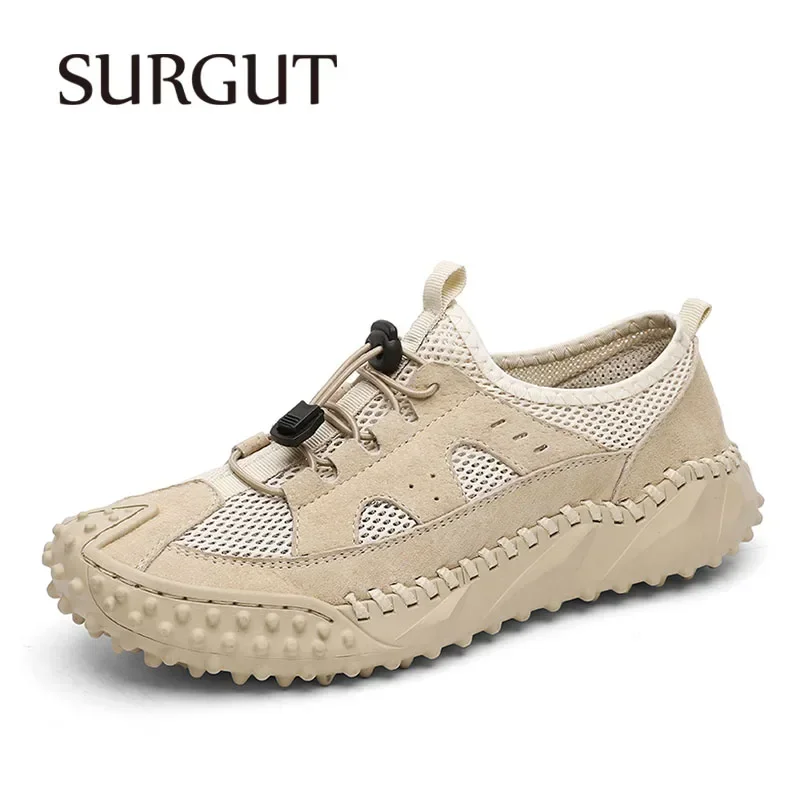 SURGUT Brand Summer Mesh Men's Shoes New Breathable Casual Shoes Outdoor Walking Men's Sneakers Hiking Shoes Zapatillas Hombre
SURGUT Brand Summer Mesh Men's Shoes New Breathable Casual Shoes Outdoor Walking Men's Sneakers Hiking Shoes Zapatillas Hombre