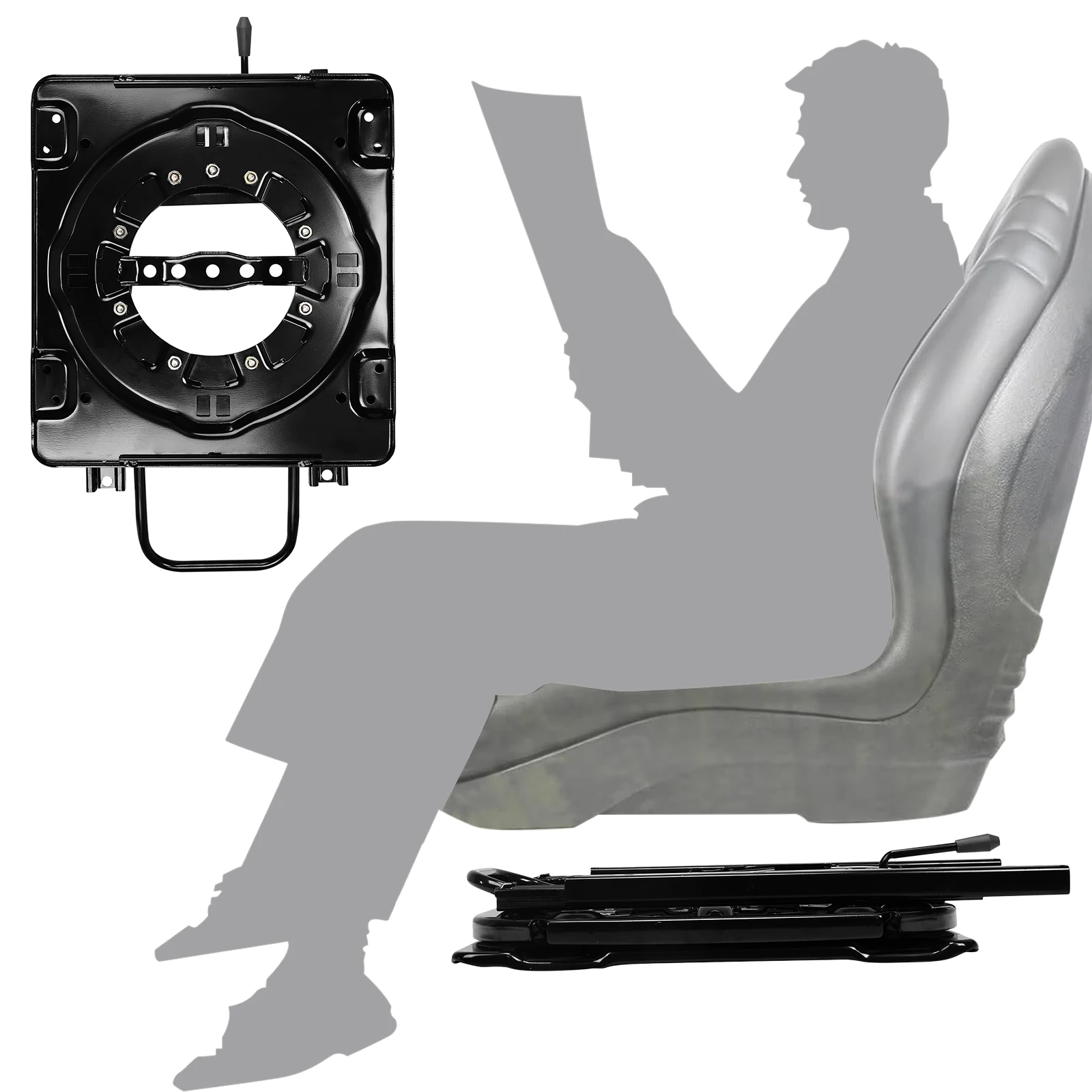 Seat Conversion Base 360 Degree Rotatable Replacement Swivel Seat Parts W/ Slider 130kg Load for RV Van Camper Boat Truck Bus
Seat Conversion Base 360 Degree Rotatable Replacement Swivel Seat Parts W/ Slider 130kg Load for RV Van Camper Boat Truck Bus