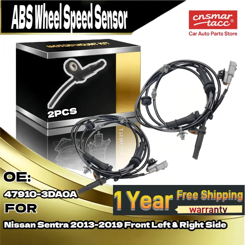 Датчик скорости колеса ABS, 2 шт., для Nissan Sentra 2013-2019, передняя левая и правая сторона, замена 47910-3DA0A 479103DA0A 5S14119 2ABS0930 
Датчик скорости колеса ABS, 2 шт., для Nissan Sentra 2013-2019, передняя левая и правая сторона, замена 47910-3DA0A 479103DA0A 5S14119 2ABS0930