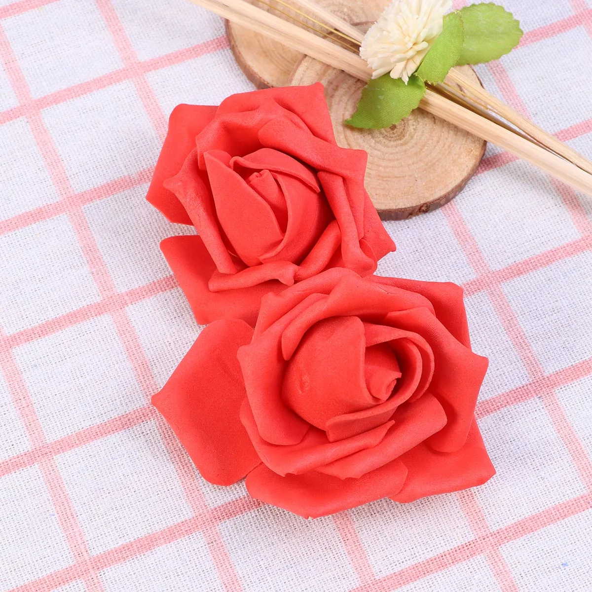 100 Pcs Artificial Rose Beautiful Flowers Bouquet Quick Event Decor Head Wedding Realistic Roses
100 Pcs Artificial Rose Beautiful Flowers Bouquet Quick Event Decor Head Wedding Realistic Roses