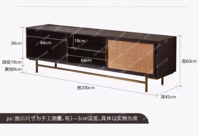 LJYMedieval solid wood TV cabinet Large apartment living room rattan TV cabinet
LJYMedieval solid wood TV cabinet Large apartment living room rattan TV cabinet