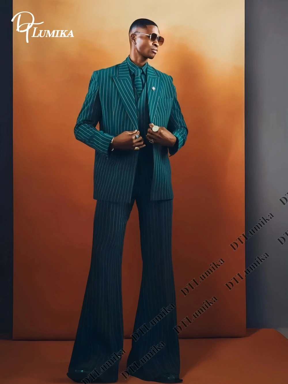 DTLumika Custom Teal Pinstripe 3-Piece Men’s Suit Jacket Vest Pants Tailored Fitting Party Prom Suit Attires Plus Bold Tuxedo
DTLumika Custom Teal Pinstripe 3-Piece Men’s Suit Jacket Vest Pants Tailored Fitting Party Prom Suit Attires Plus Bold Tuxedo