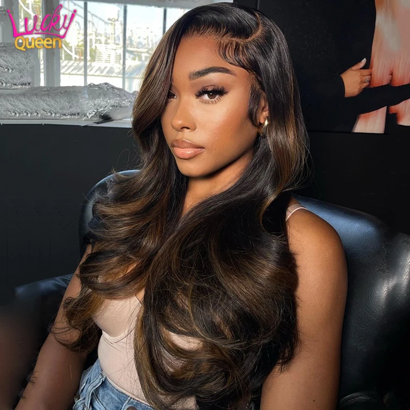 Highlight Body Wave 13X6 Frontal Wig HD Lace Front Human Hair Wig Pre Plucked Transparent Lace Wavy 5X5 Closure Wig for Women
Highlight Body Wave 13X6 Frontal Wig HD Lace Front Human Hair Wig Pre Plucked Transparent Lace Wavy 5X5 Closure Wig for Women
