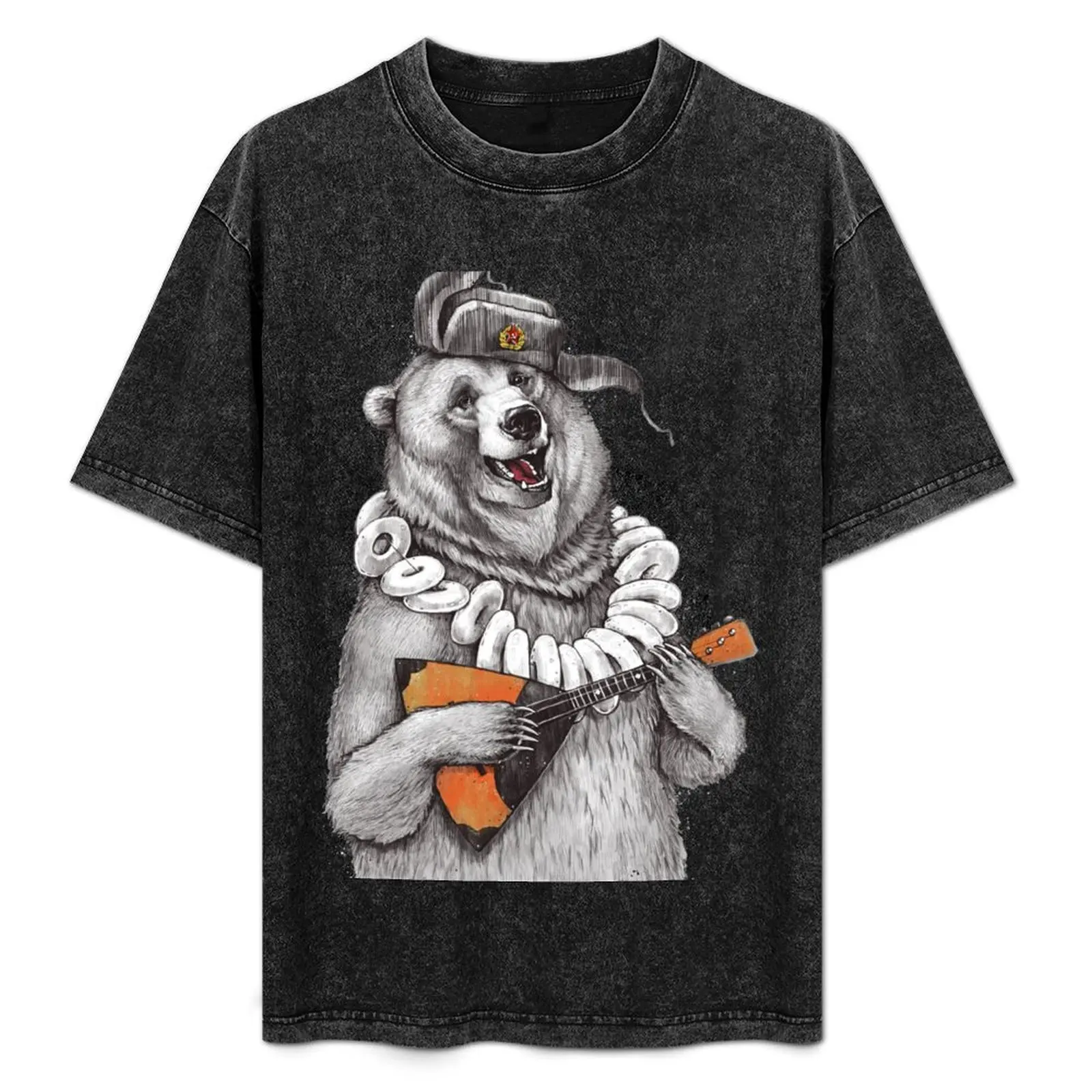 bear with balalaika T-Shirt vintage t shirts boys animal print custom shirt cotton graphic tees tshirts for men
bear with balalaika T-Shirt vintage t shirts boys animal print custom shirt cotton graphic tees tshirts for men