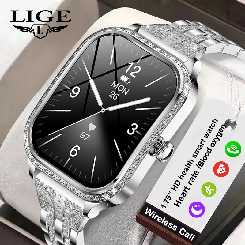 Fashion 2026 Smart Watch Women Bluetooth Call Heart Rate Blood Oxygen Sleep Tracker Smartwatch Waterproof Fitness Watches Ladies
Fashion 2026 Smart Watch Women Bluetooth Call Heart Rate Blood Oxygen Sleep Tracker Smartwatch Waterproof Fitness Watches Ladies