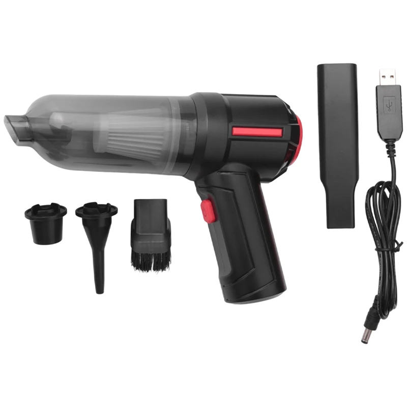 3-In-1 Computer Vacuum, Compressed Air Duster Blower, Portable Handheld Vacuum Cleaner Cordless Rechargeable-ABGL
3-In-1 Computer Vacuum, Compressed Air Duster Blower, Portable Handheld Vacuum Cleaner Cordless Rechargeable-ABGL