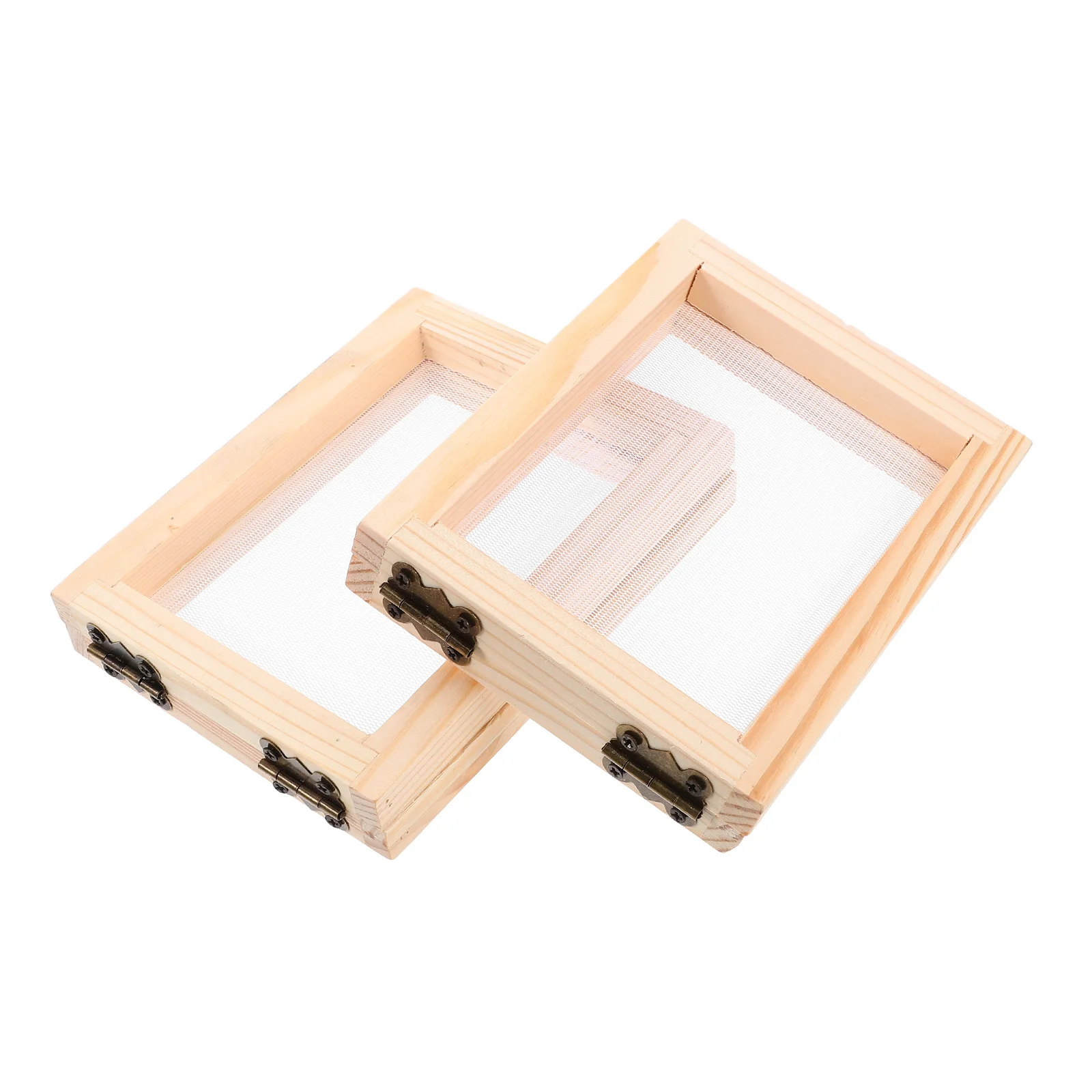 2pcs Wood Art Frame Handmade Paper Screen Diy Package for Making Frames Large Kit Wooden Paper Making Screen Mold
2pcs Wood Art Frame Handmade Paper Screen Diy Package for Making Frames Large Kit Wooden Paper Making Screen Mold