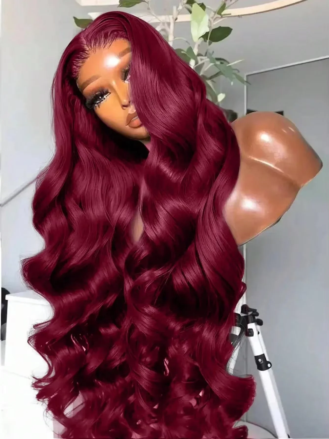 99j Burgundy Lace Front Human Hair Wig Body Wave 13x6 Hd Lace Frontal Wigs Red Colored 13x4 Transparent Lace Wig For Women
99j Burgundy Lace Front Human Hair Wig Body Wave 13x6 Hd Lace Frontal Wigs Red Colored 13x4 Transparent Lace Wig For Women