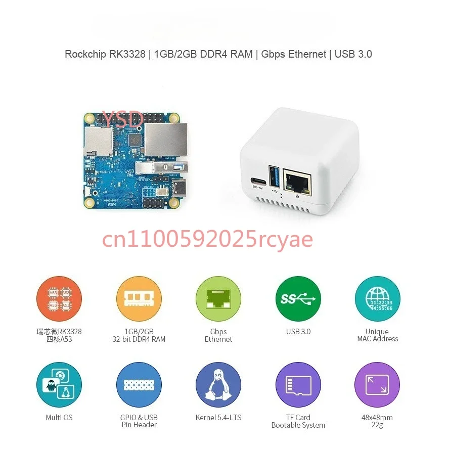 Development Board (Gigabit Ethernet Port, 2GB RAM, Supports OpenWrt/LEDE)
Development Board (Gigabit Ethernet Port, 2GB RAM, Supports OpenWrt/LEDE)