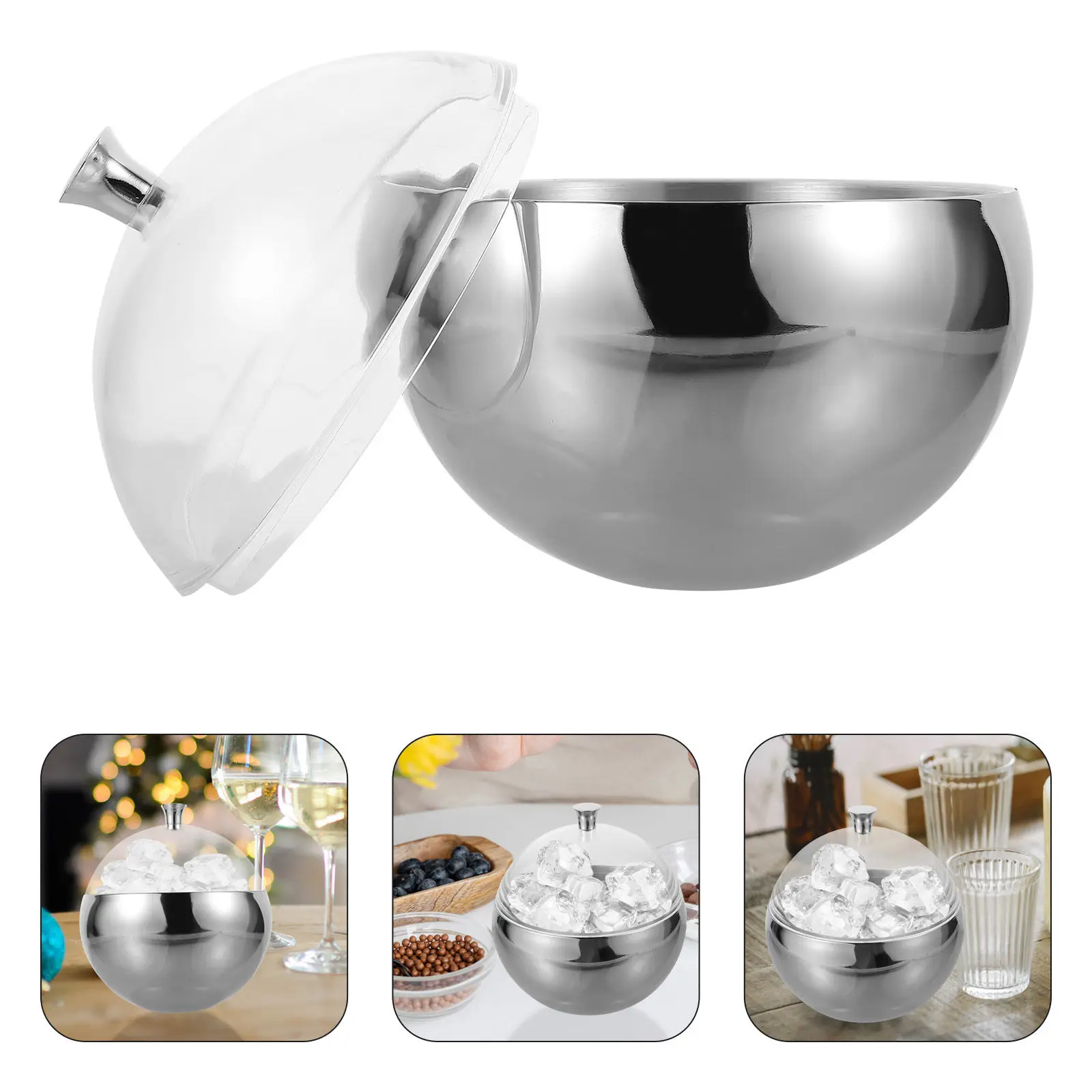 Stainless Steel Ice Bucket Double Insulated Tall Narrow Design for Whiskey Beer Cooling Bar Hotel Party Use Rust Proof
Stainless Steel Ice Bucket Double Insulated Tall Narrow Design for Whiskey Beer Cooling Bar Hotel Party Use Rust Proof