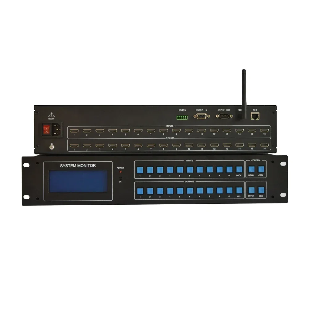 HDMI matrix 16x16 With WIFI App Control 4K@30hz 16 in 16 Out matrix hdmi ,HDMI 16x16 matrix IP Control
HDMI matrix 16x16 With WIFI App Control 4K@30hz 16 in 16 Out matrix hdmi ,HDMI 16x16 matrix IP Control